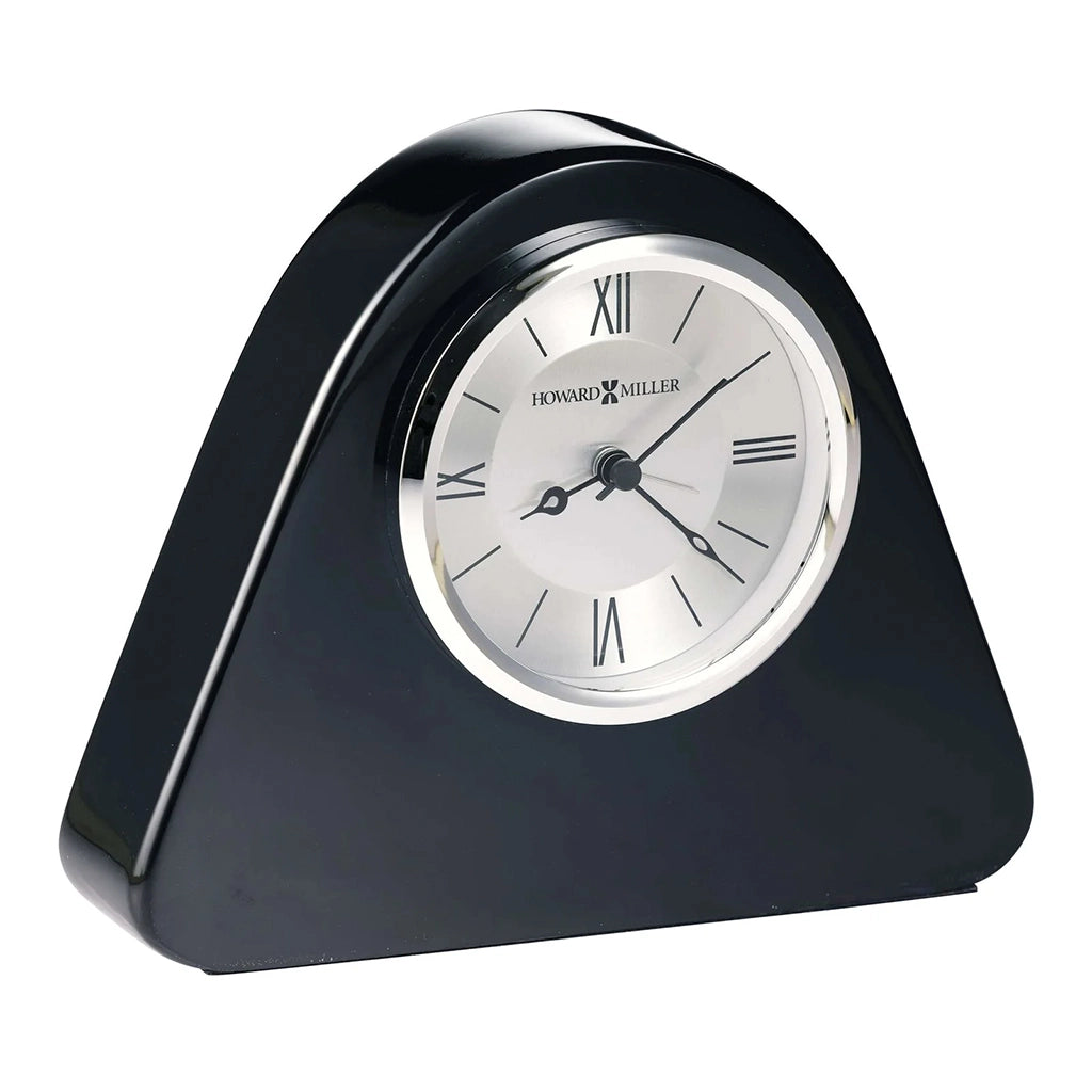 Howard Miller Noir Peak Table Clock 645847 - Premier Clocks