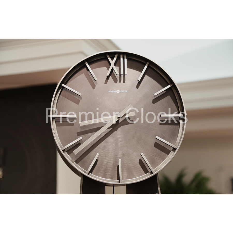 Howard Miller Eli Wall Clock - Decorative Vintage Wall Clock Rustic Oversized Timepiece With Roman Numerals Quartz Movement Industrial Wood & Metal