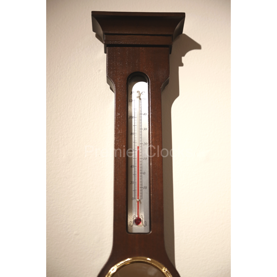 Howard Miller Olympia II Wall Clock 612722 real photo thermometer - Premier Clocks