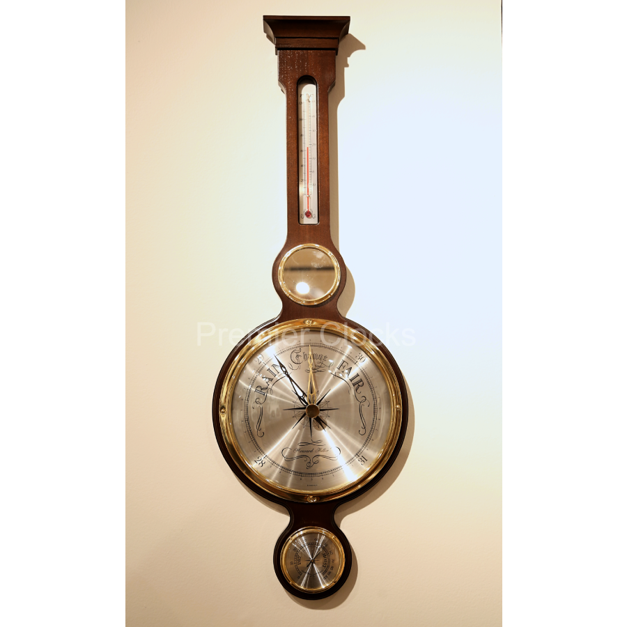 Howard Miller Olympia II Wall Clock 612722 real photo front - Premier Clocks