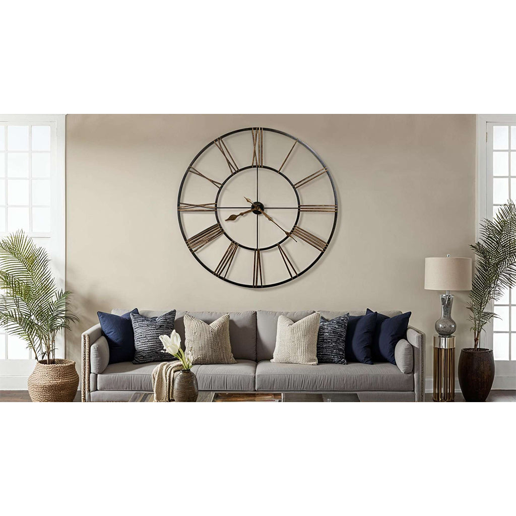 Howard Miller Postema Gallery Wall Clock 625406 in interior decor in living room - Premier Clocks