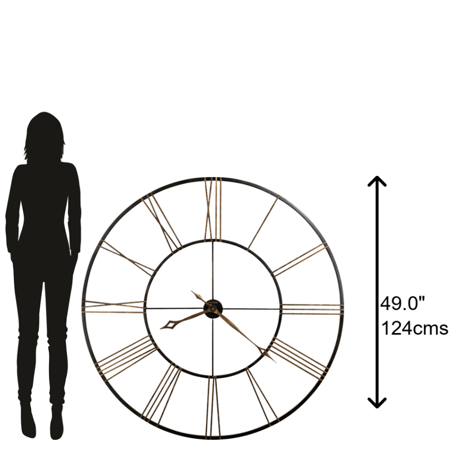 Howard Miller Postema Gallery Wall Clock 625406 scale - Premier Clocks