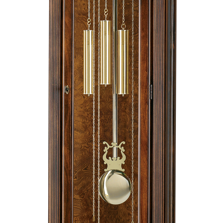 Howard Miller Princeton Grandfather Clock 611138 chain-driven weights and pendulum - Premier Clocks