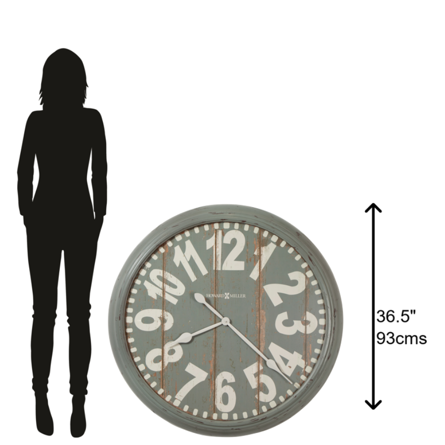 Howard Miller Quade Gallery Wall Clock 625738 scale - Premier Clocks