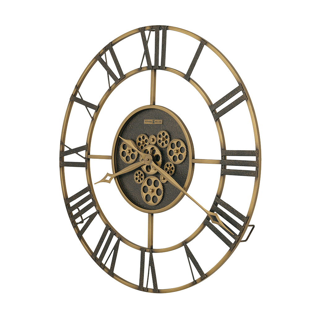Howard Miller Quinlan Wall Clock 625803 angle - Premier Clocks