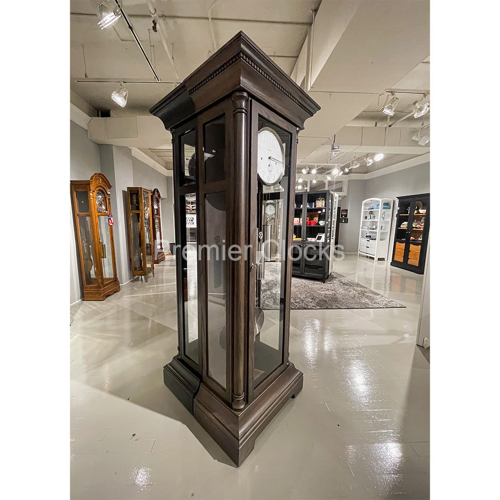 Howard Miller Raina Grandfather Clock 611328 real photo of the angle - Premier Clocks