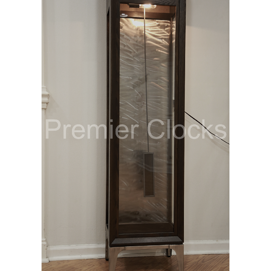 Howard Miller Reid Floor Clock 611304 real photo of the pendulum and case - Premier Clocks