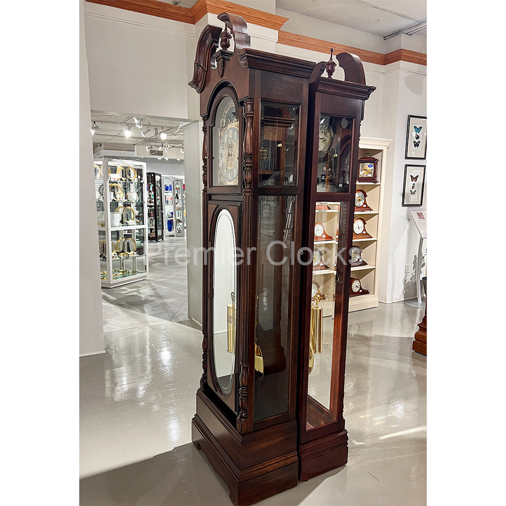 Howard Miller Robinson Grandfather Clock 611042 real photo of the side - Premier Clocks