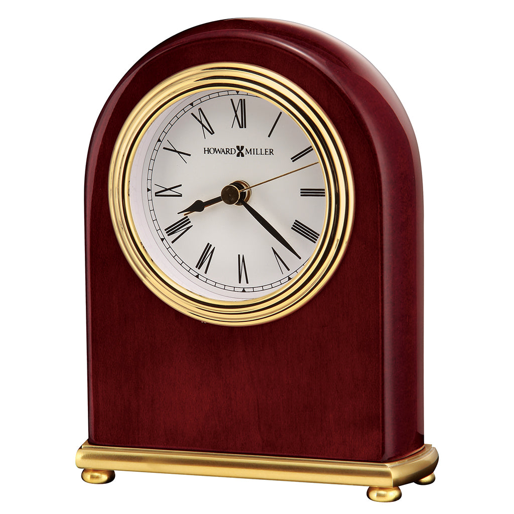 Howard Miller Rosewood Arch Table Clock 613487 - Premier Clocks