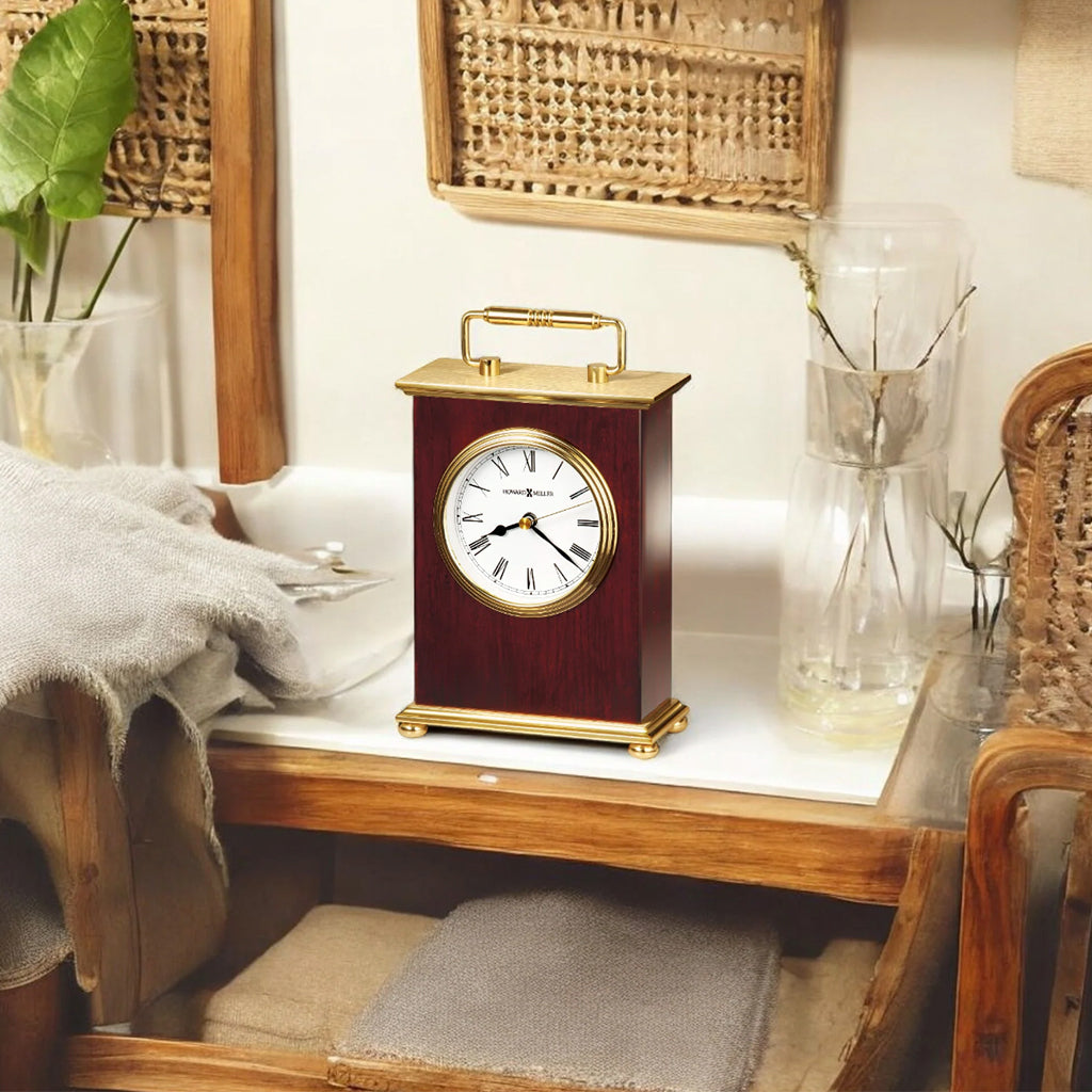 Howard Miller Rosewood Bracket Table Clock 613528- Premier Clocks