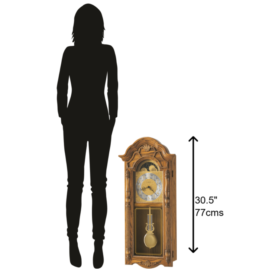 Howard Miller Rothwell Wall Clock 620184 scale - Premier Clocks