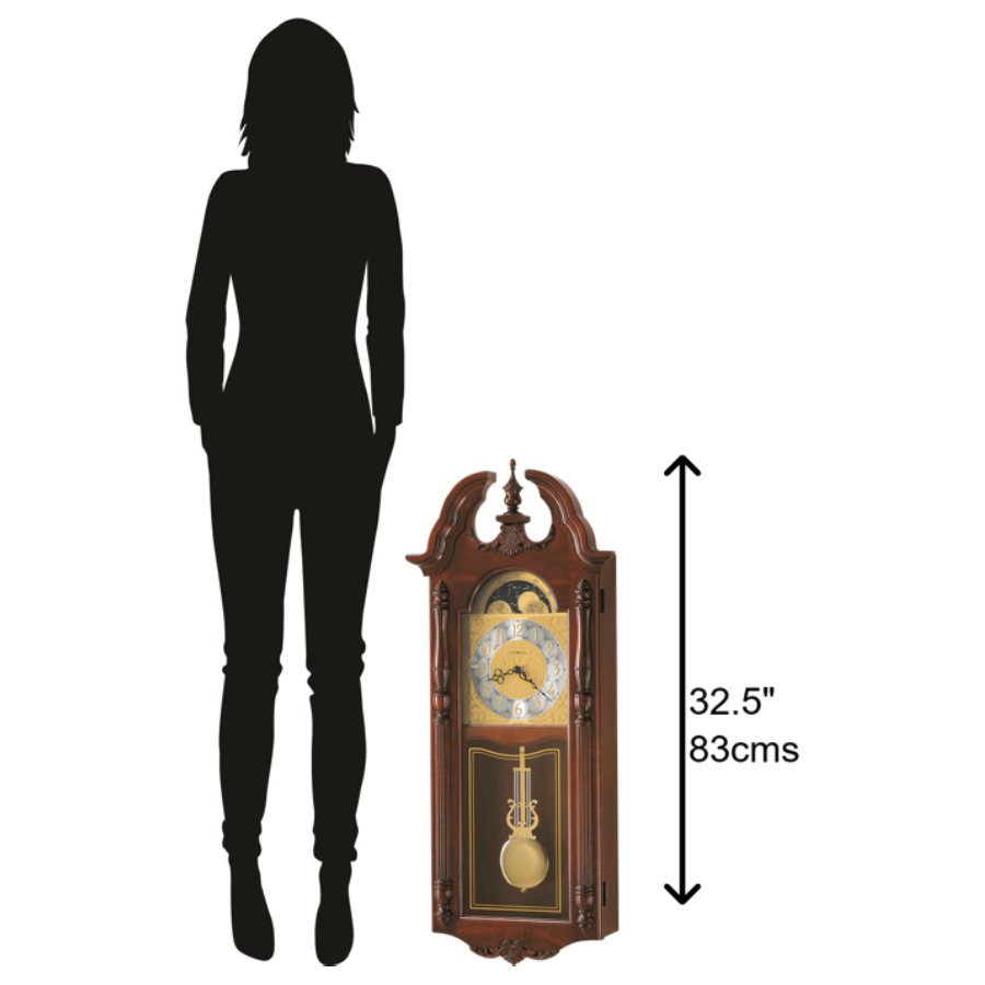 Howard Miller Rowland Wall Clock 620182 scale - Premier Clocks