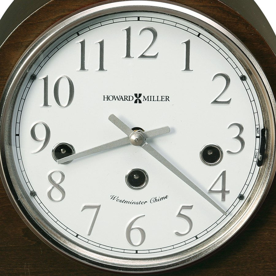 Howard Miller Salem II Mantel Clock 630276 dial with winding holes - Premier Clocks