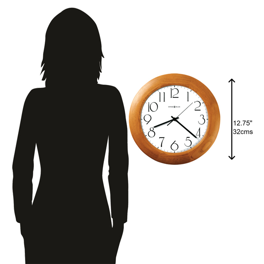 Howard Miller Santa Fe Wall Clock 625355 scale - Premier Clocks