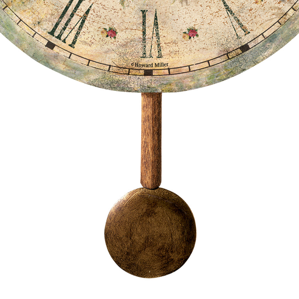 Howard Miller Savannah Botanical VI Wall Clock 620401 pendulum - Premier Clocks