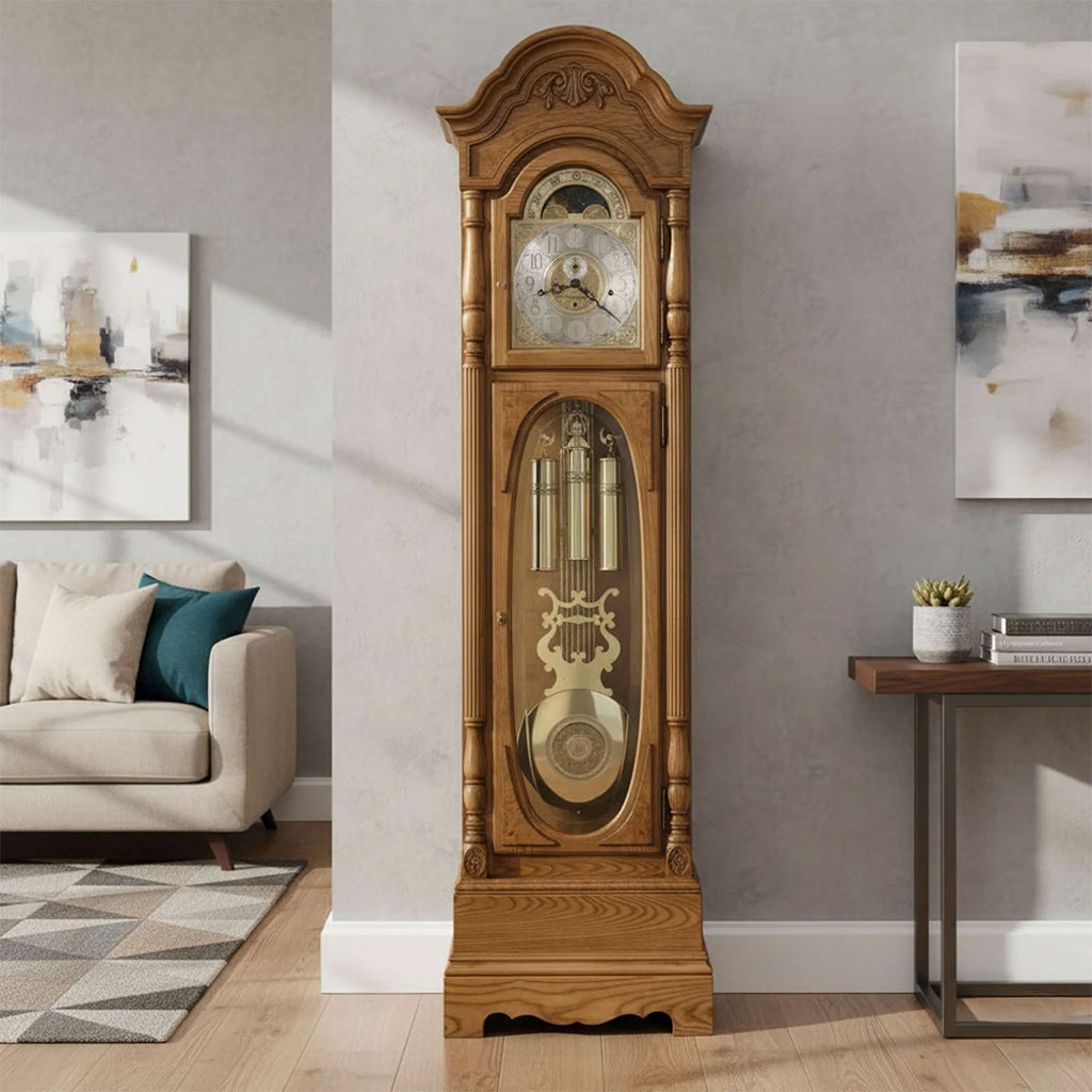 Howard Miller Schultz Grandfather Clock 611044 in interior decor - Premier Clocks