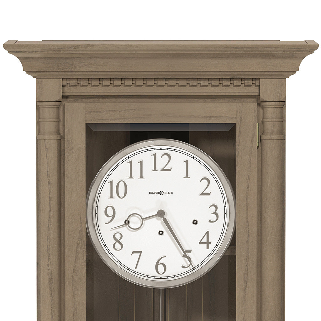 Howard Miller Scott Miller II Grandfather Clock 611331 flat top and dial - Premier Clocks