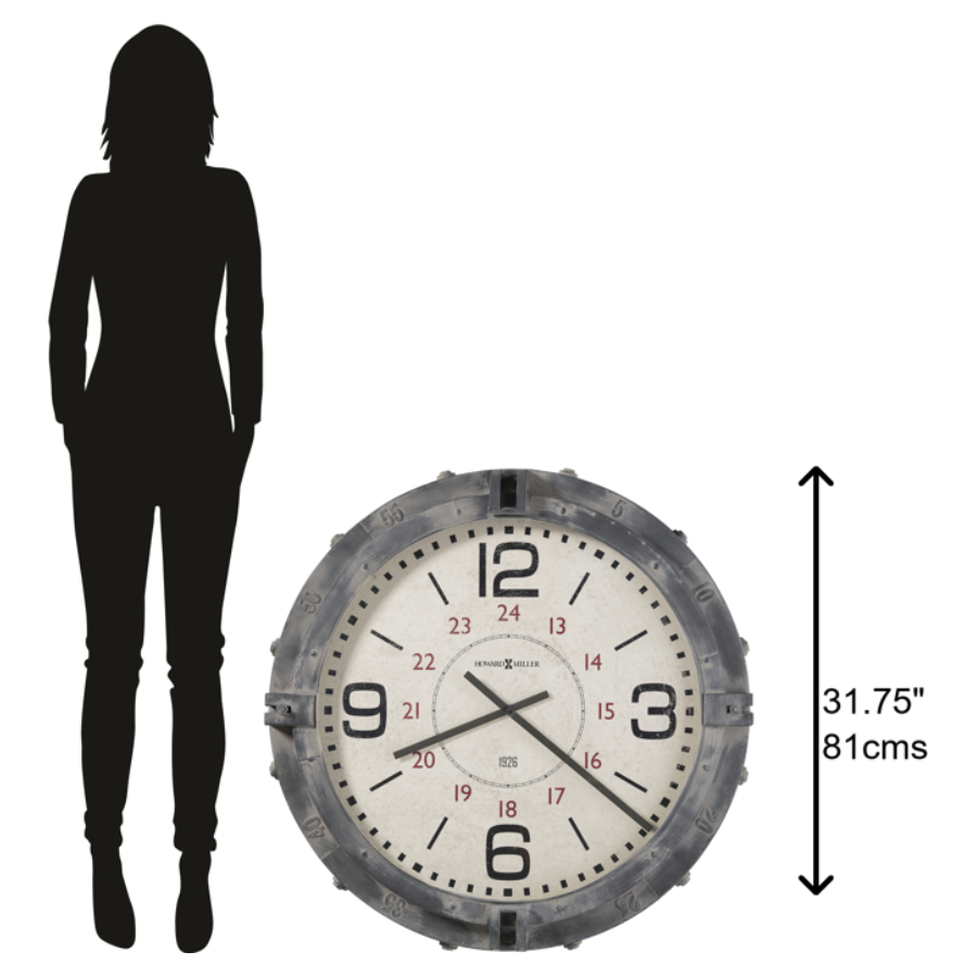 Howard Miller Seven Seas Wall Clock 625659 scale - Premier Clocks