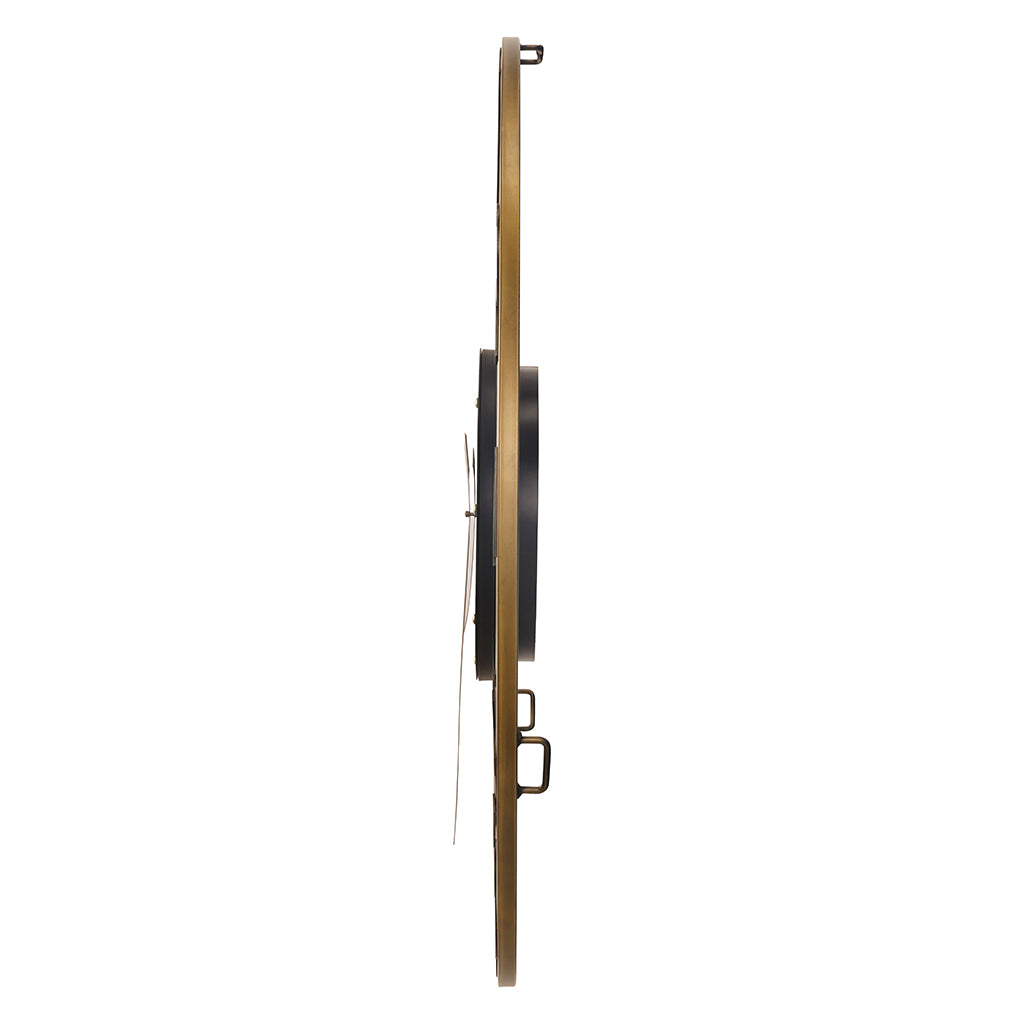 Howard Miller Shiloh Oversized Wall Clock 625818 side - Premier Clocks