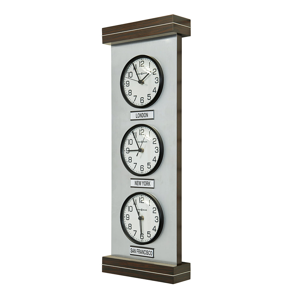 Howard Miller Sienna II Wall Clock 625812 angle - Premier Clocks