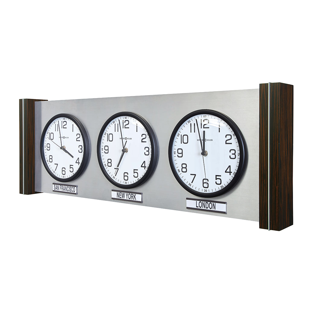 Howard Miller Sienna Wall Clock 625811 angle - Premier Clocks