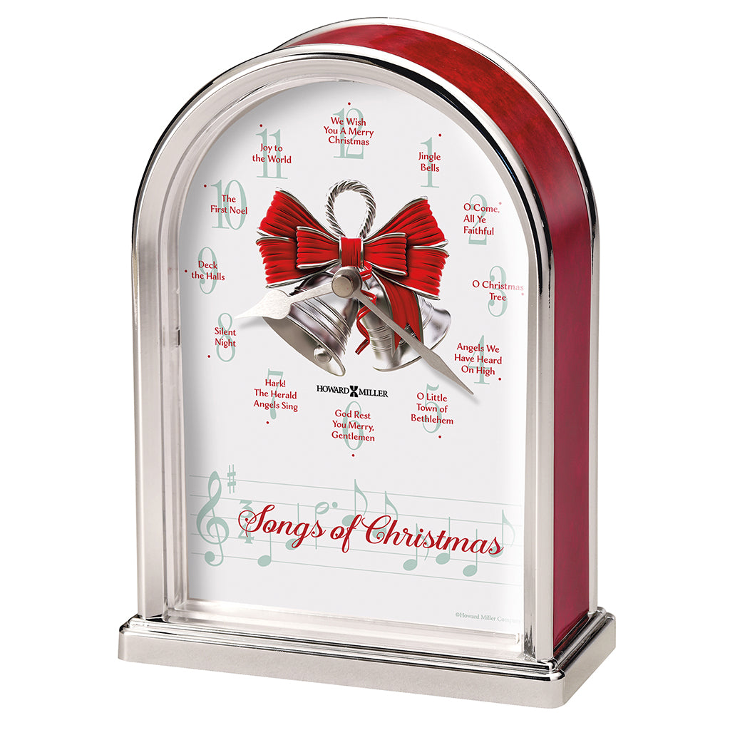 Howard Miller Songs Of Christmas Table Clock 645820 - Premier Clocks