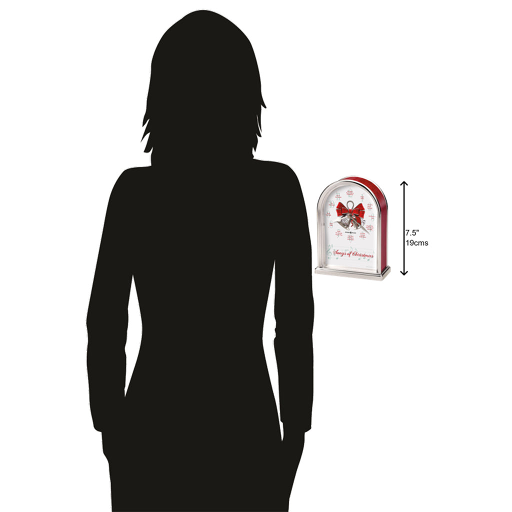 Howard Miller Songs Of Christmas Table Clock 645820 scale - Premier Clocks