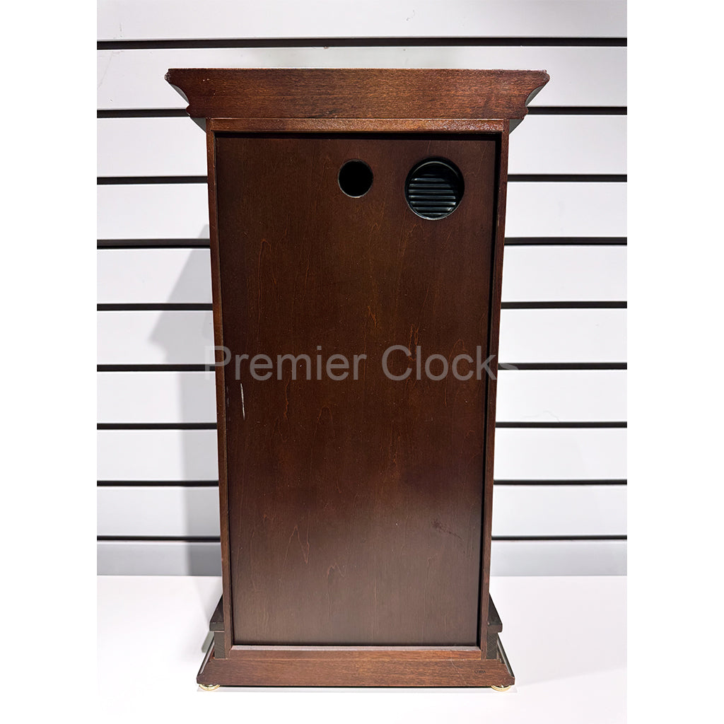 Howard Miller Stafford Mantel Clock 635169 real photo of the back - Premier Clocks