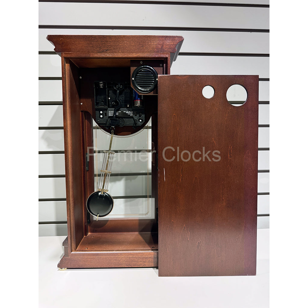 Howard Miller Stafford Mantel Clock 635169 real photo of the quartz, battery-operated movement - Premier Clocks