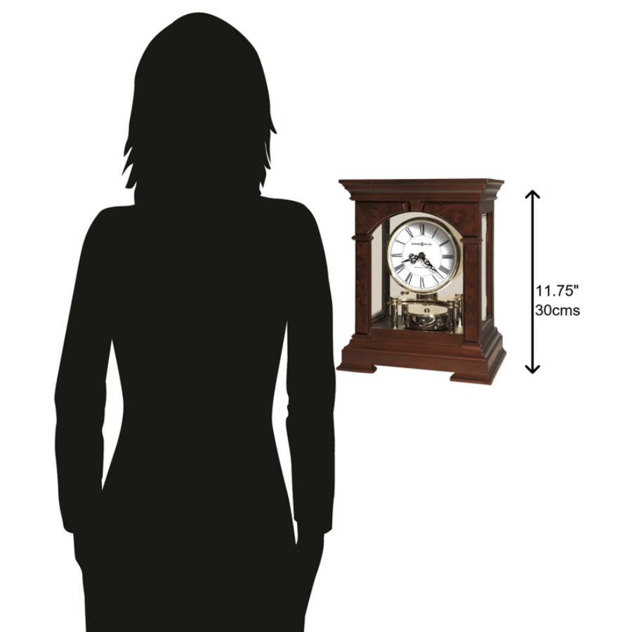 Howard Miller Statesboro Mantel Clock 635167 scale - Premier Clocks