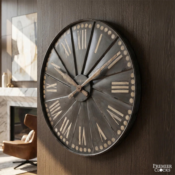 Howard Miller Stockard Wall Clock 625630 | Oversized Wall Clock