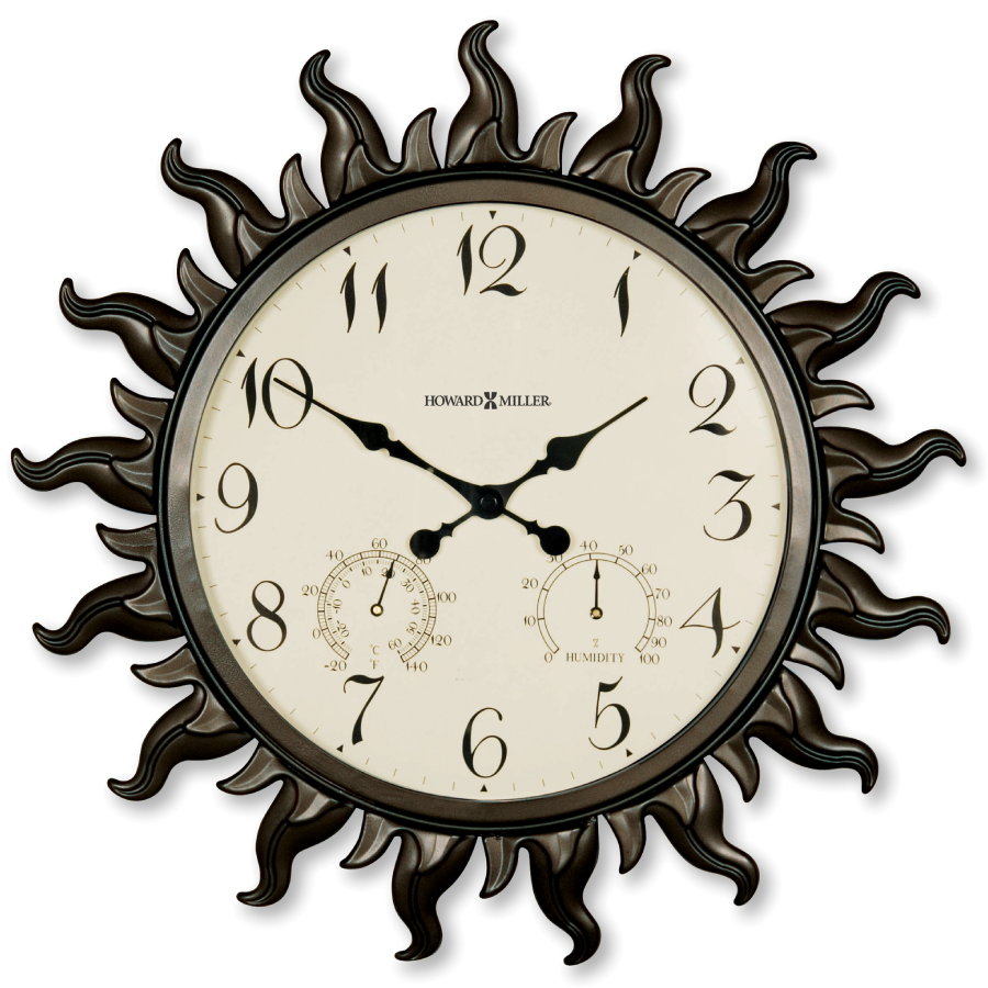 Howard Miller Sunburst Wall Clock 625543 - Premier Clocks