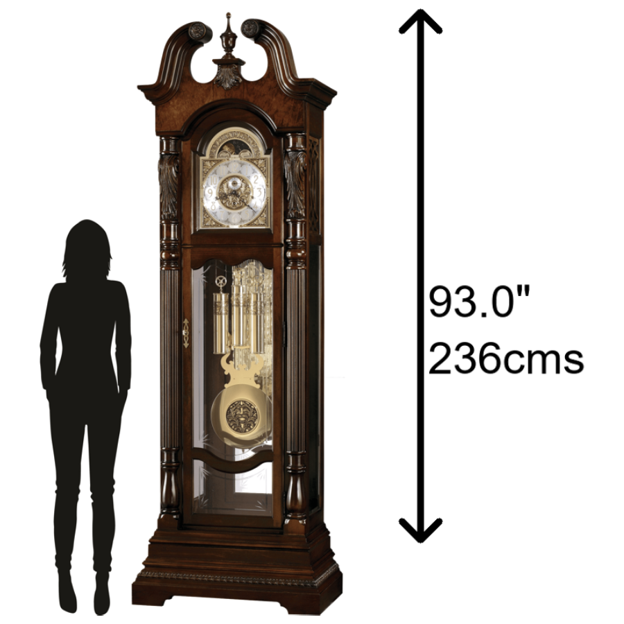 Howard Miller Taft Grandfather Clock 611046 scale - Premier Clocks
