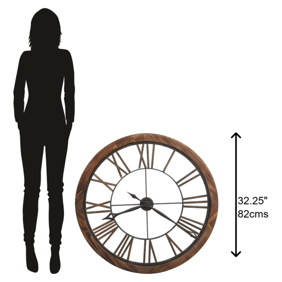 Howard Miller Thatcher Wall Clock 625623 scale - Premier Clocks