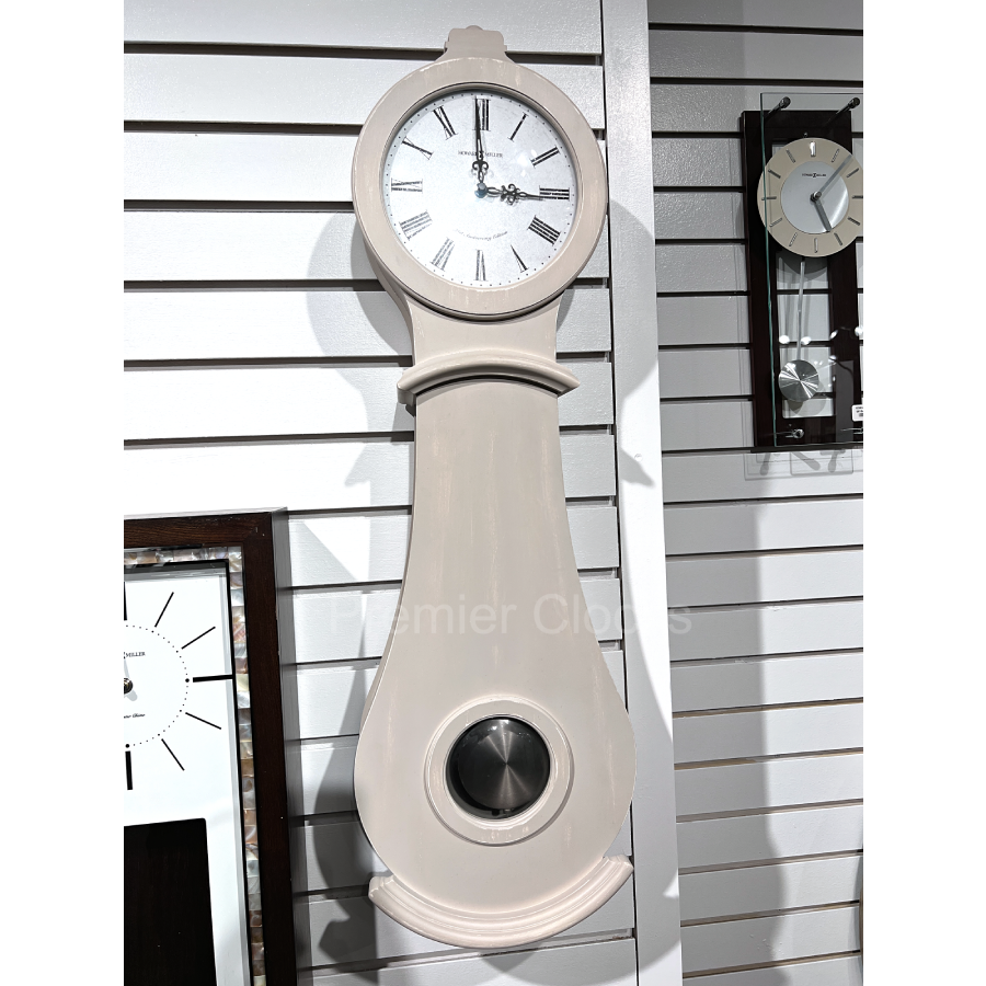 Howard Miller Torrence Wall Clock 625637 real photo front - Premier Clocks