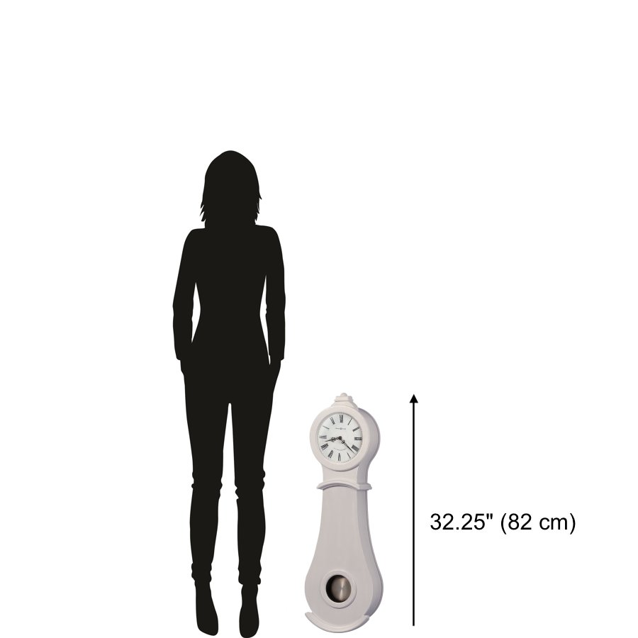 Howard Miller Torrence Wall Clock 625637 scale - Premier Clocks