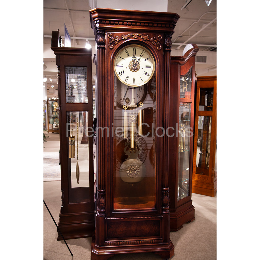 Howard Miller Trieste Grandfather Clock 611009 real photo of the front - Premier Clocks