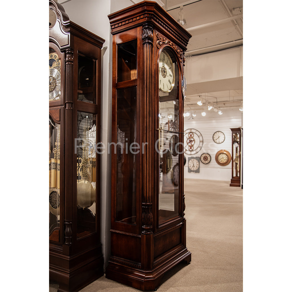 Howard Miller Trieste Grandfather Clock 611009 real photo of the side - Premier Clocks