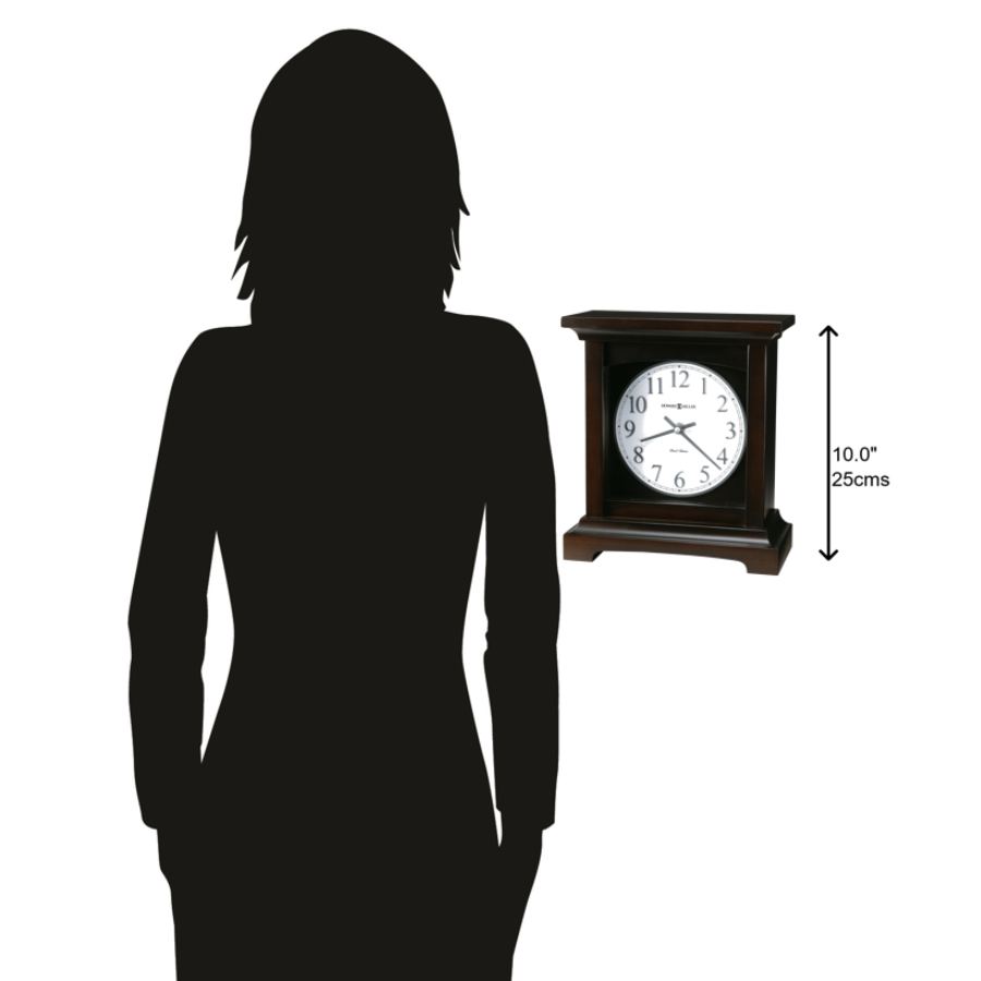 Howard Miller Urban II Mantel Clock 630246 scale - Premier Clocks