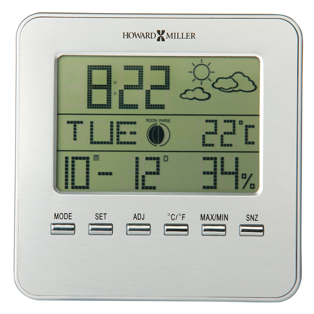 Howard Miller Weather View Table Clock 645693 - Premier Clocks