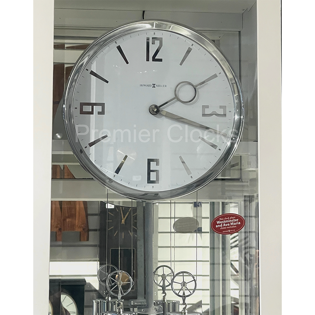 Howard Miller Whitelock Floor Clock 611259 real photo dial - Premier Clocks