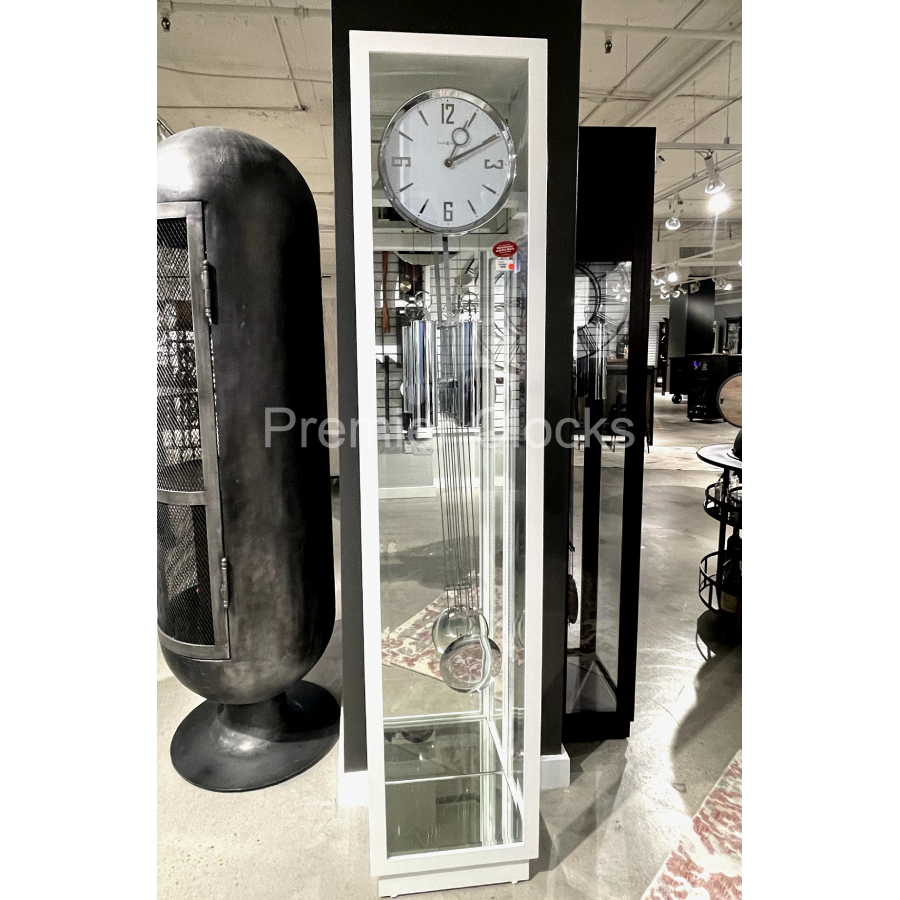 Howard Miller Whitelock Floor Clock 611259 real photo of the front - Premier Clocks