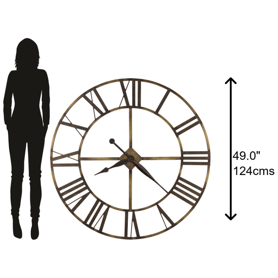 Howard Miller Wingate Wall Clock 625566 scale - Premier Clocks