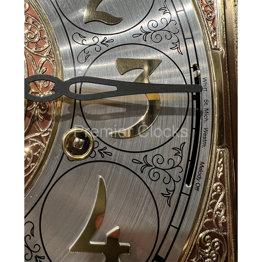 Howard Miller Winterhalder II Grandfather Clock 611188 real photo of the chime switch - Premier Clocks