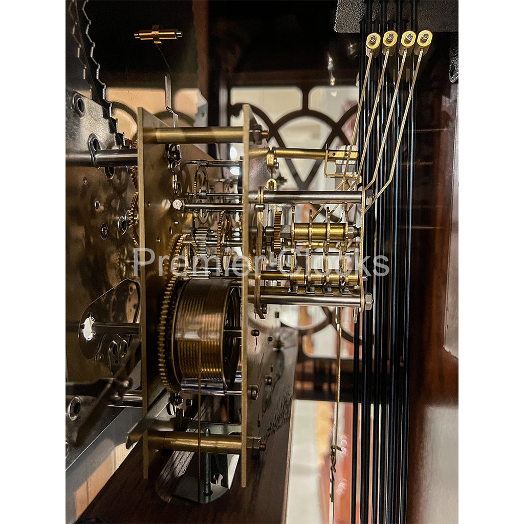 Howard Miller Winterhalder II Grandfather Clock 611188 real photo of the movement - Premier Clocks