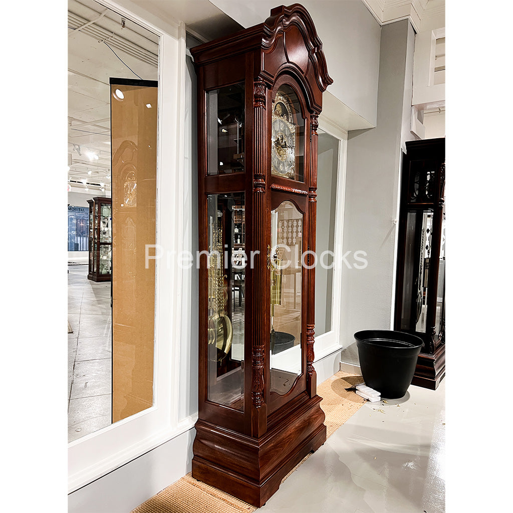 Howard Miller Winterhalder II Grandfather Clock 611188 real photo side - Premier Clocks