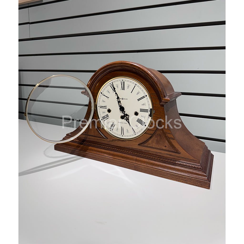 Howard Miller Worthington Mantel Clock 613102 real photo with an open door - Premier Clocks