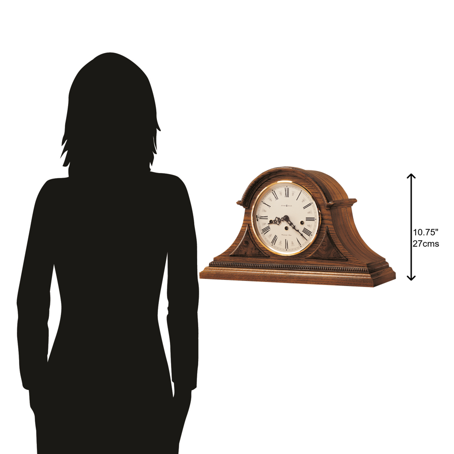 Howard Miller Worthington Mantel Clock 613102 scale - Premier Clocks