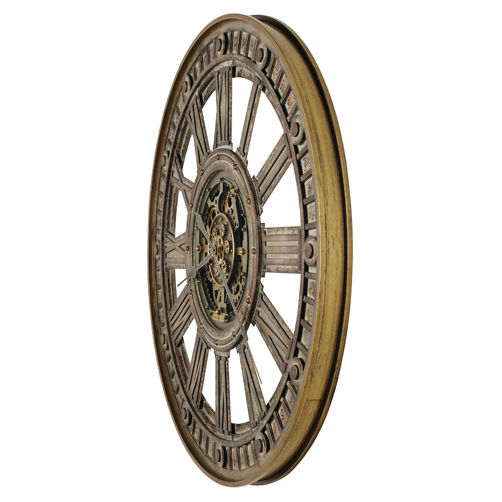 Howard Miller Wyatt Wall Clock 625824 side - Premier Clocks