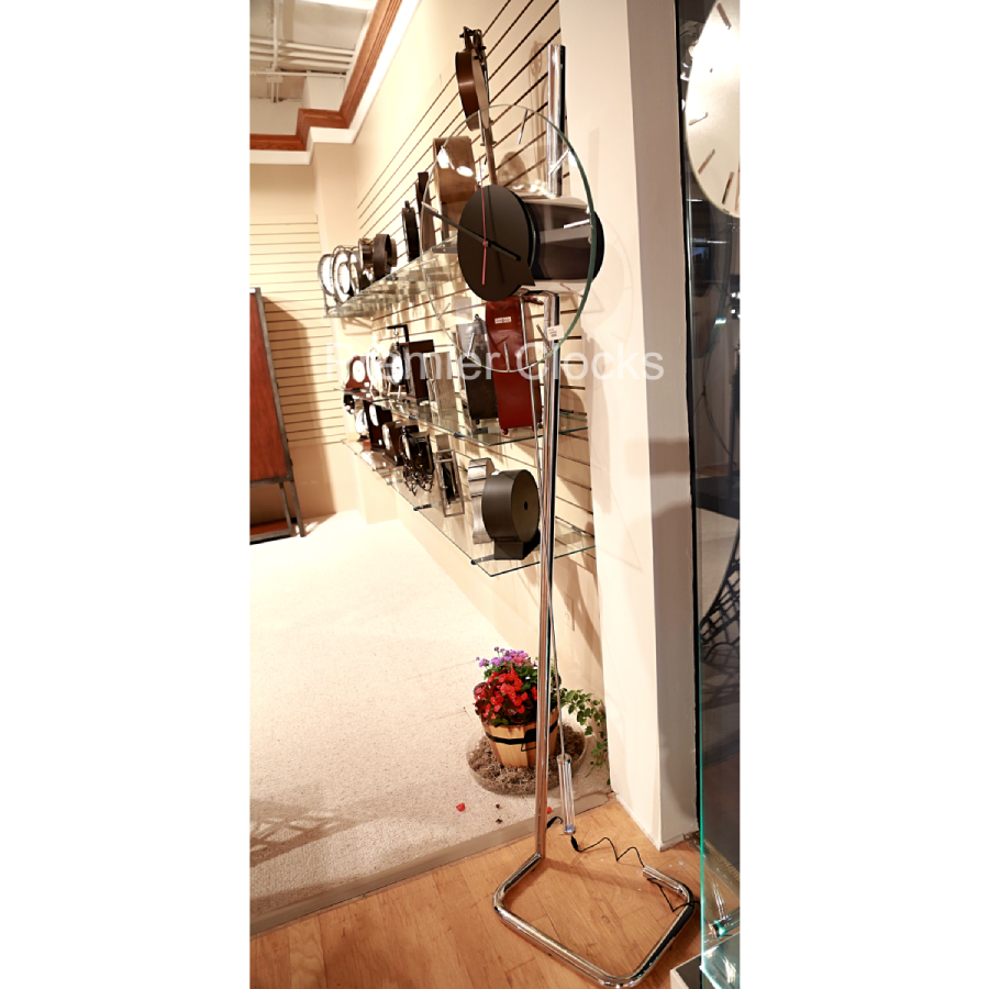 Howard Miller Z Floor Clock 615132 real photo side - Premier Clocks